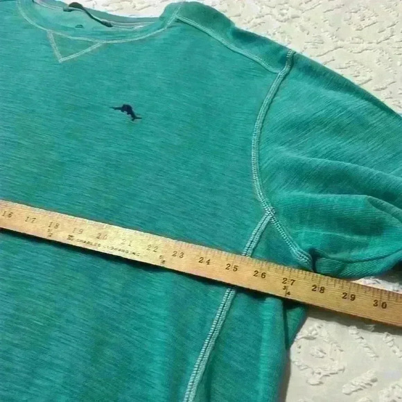 Tomma Bahama Tobago Bay Crewneck Sweatshirt in Teal Green. Men’s Size 2XLB - Picture 3 of 10